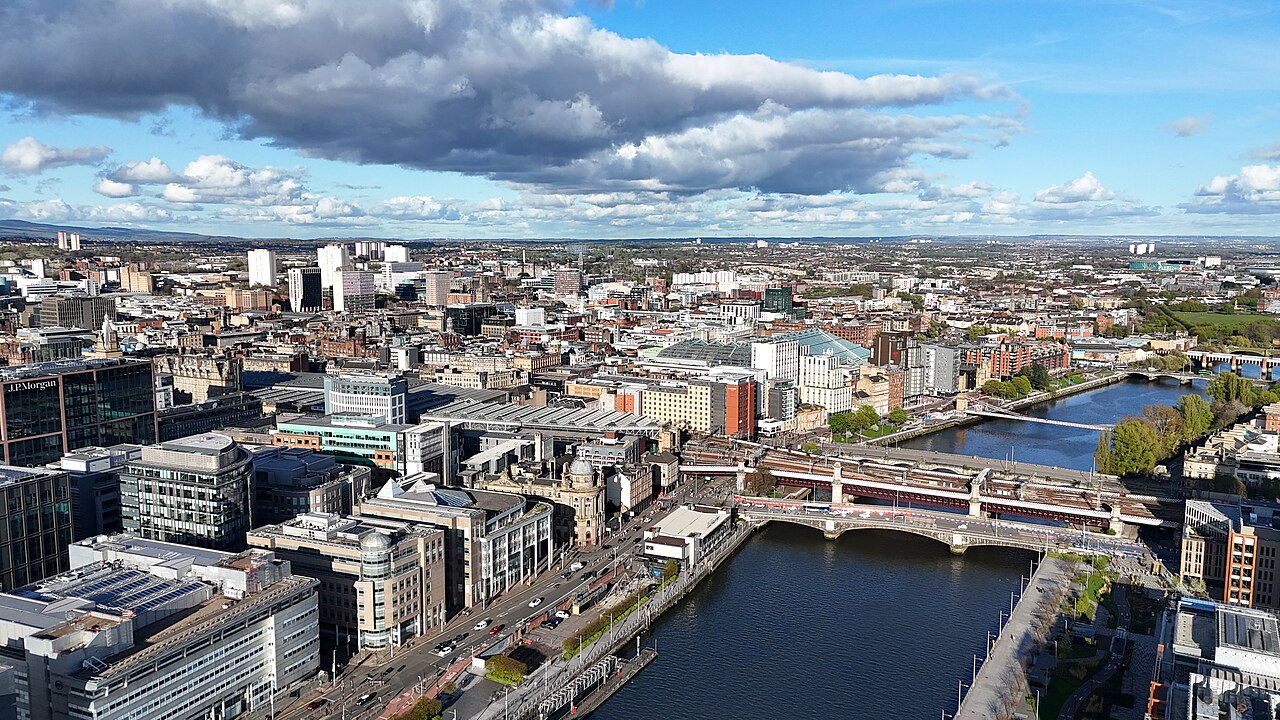 Glasgow aerial view