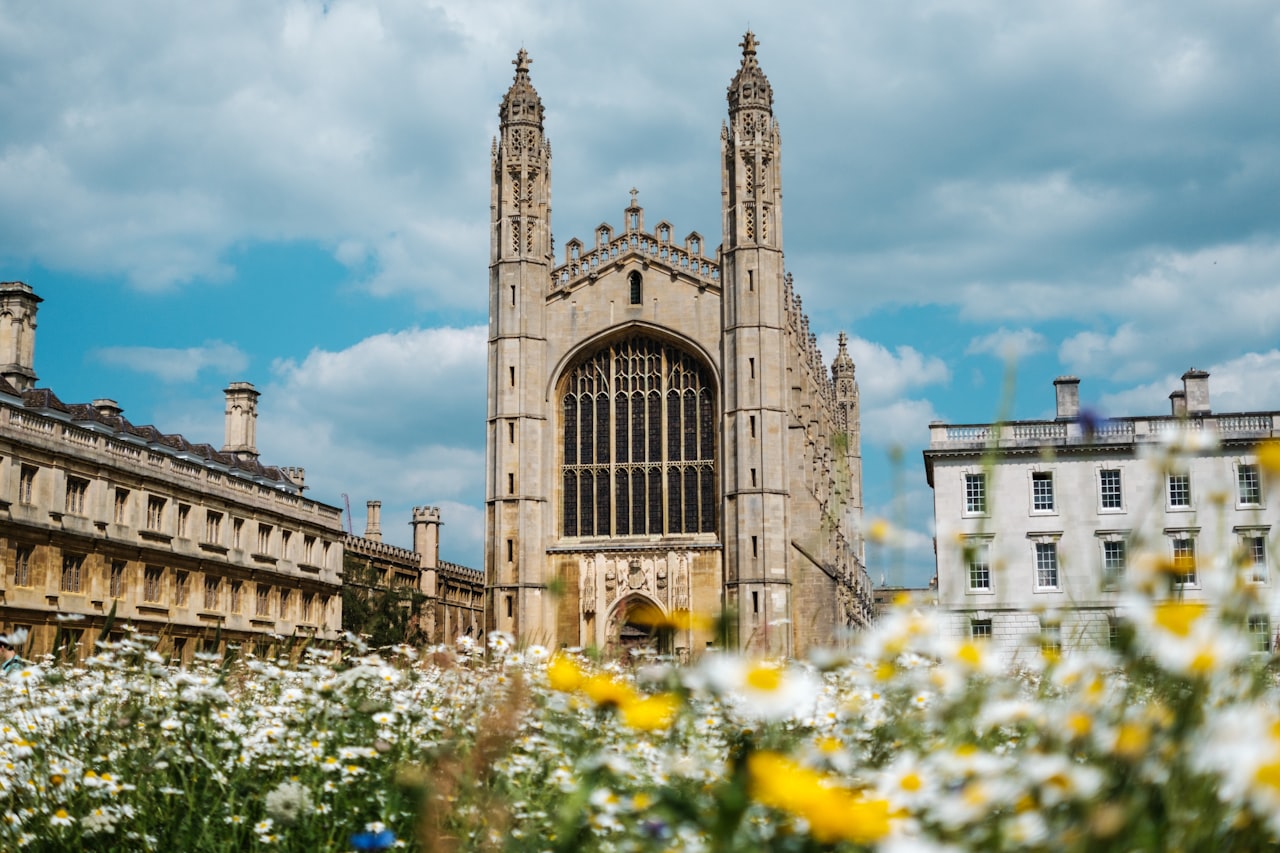Cambridge brown concrete building